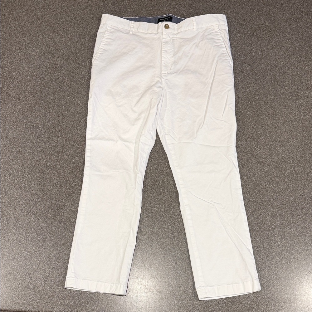 Banana Republic Men's Fulton Chinos White 38x30